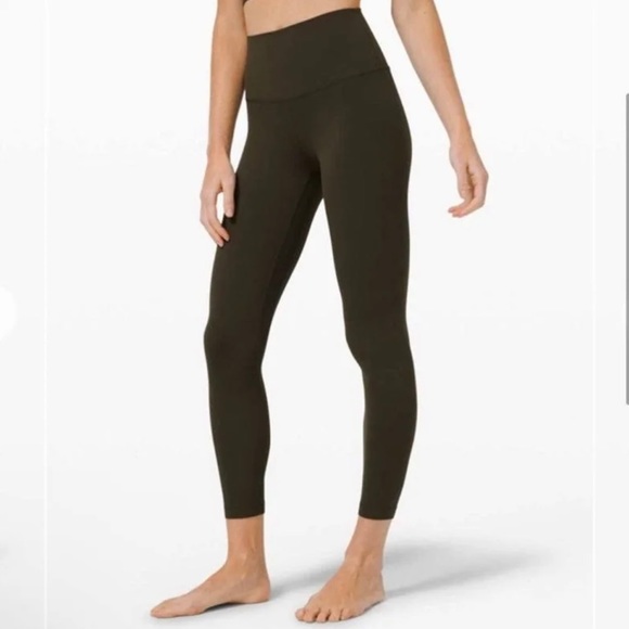 lululemon athletica Pants - lululemon athletica Align Pant 28" Dark Olive - Women | Color: Green | Size:18